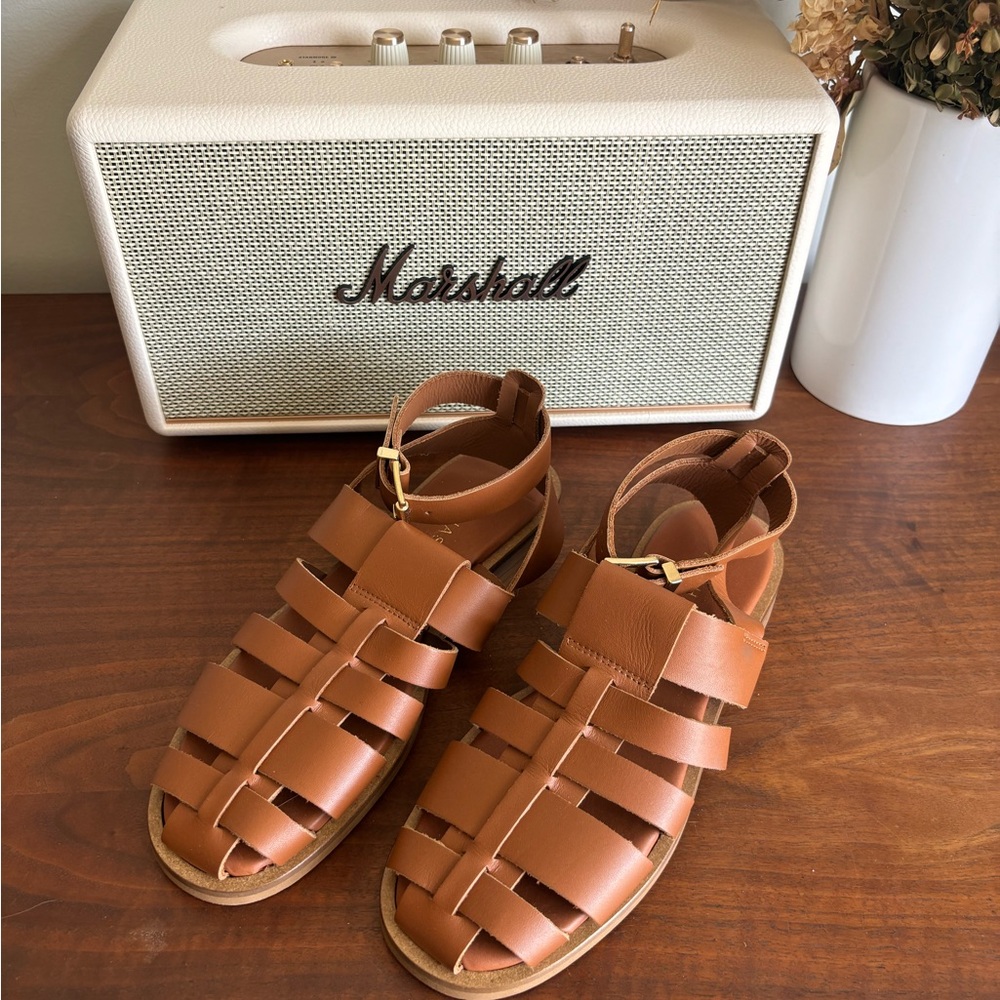 Alohas Brown Leather Sandals